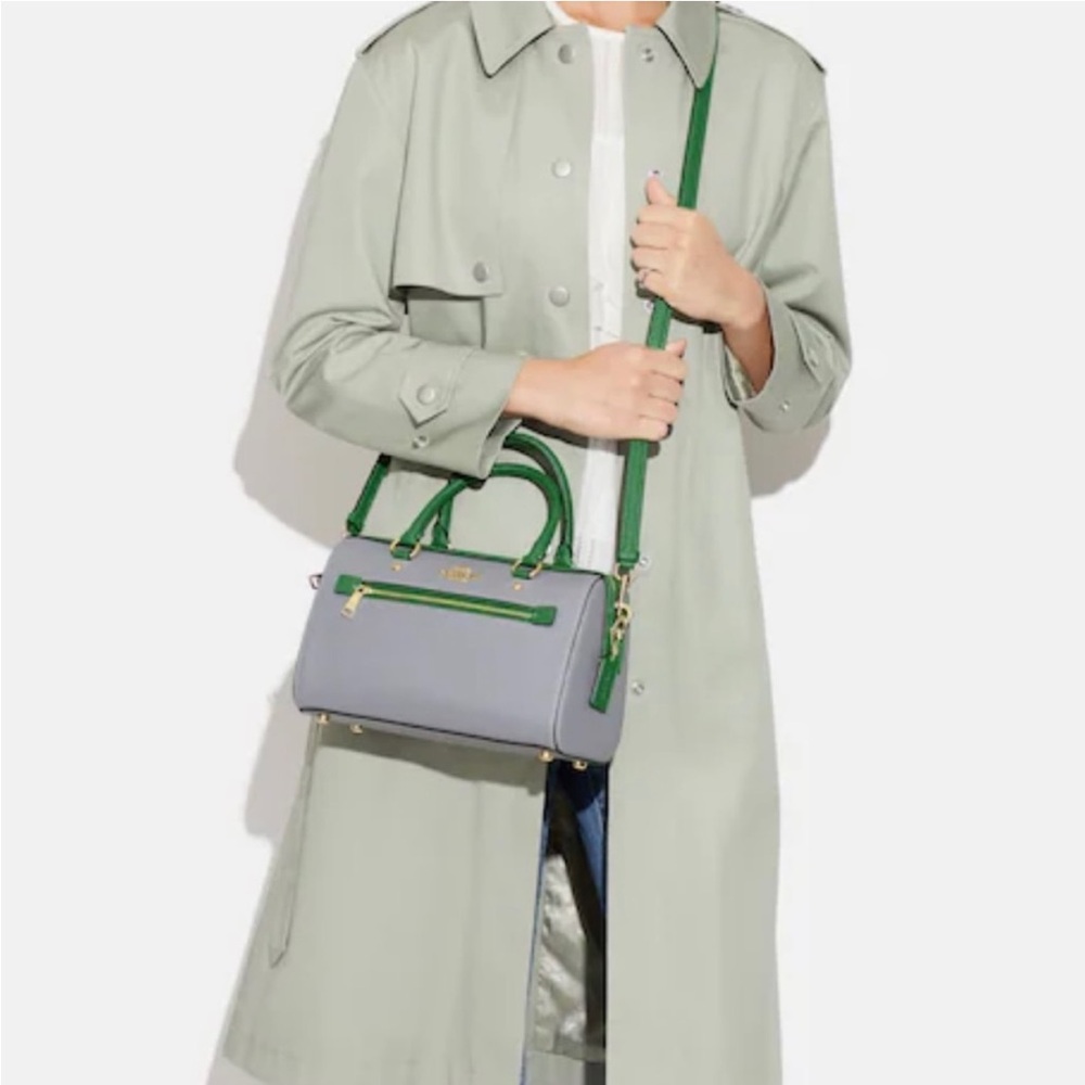 Coach Rowan Satchel Crossbody In Colorblock - Picture 4 of 12